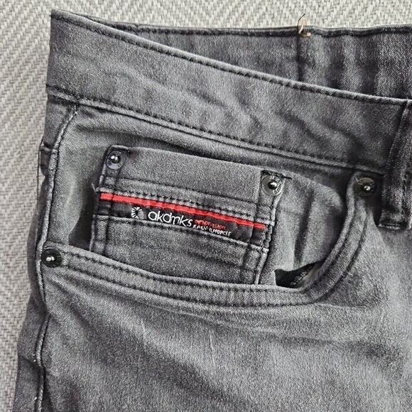 Jeanius Akademiks Jeans Men's Size 32x30 Black Straight Fit Quality Demin - Picture 5 of 16